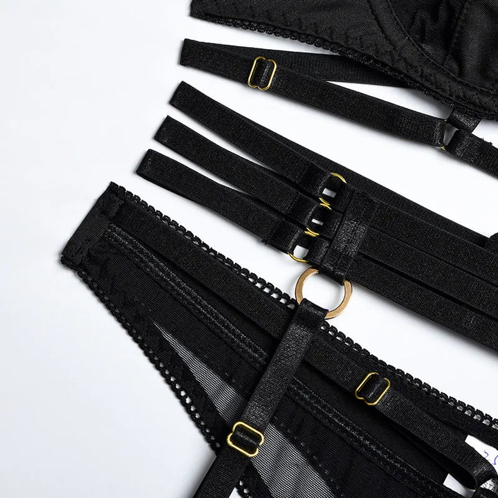 Adriana - 3 Piece French Lingerie Set