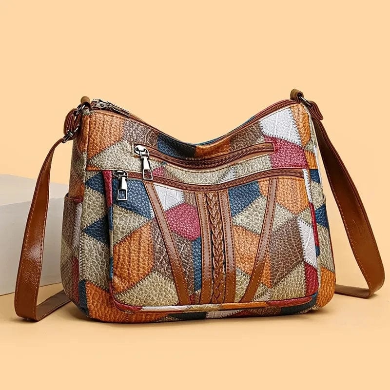 Savora | Mosaic Leather Handbag