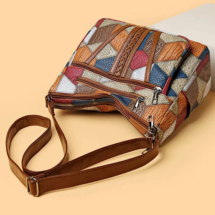 Savora | Mosaic Leather Handbag