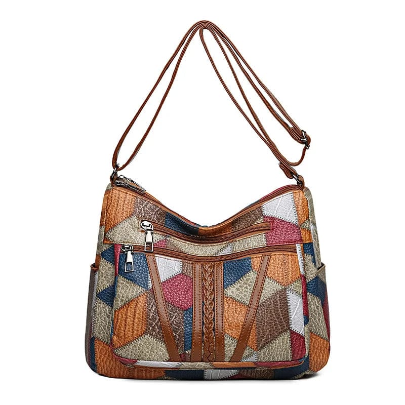 Savora | Mosaic Leather Handbag