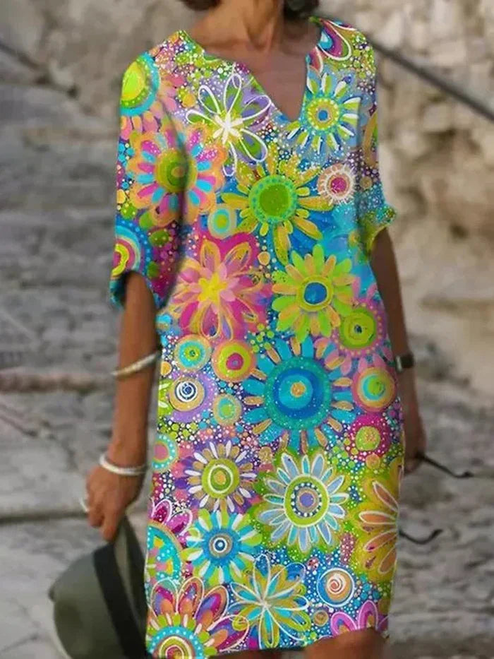 Betha™ Colourful Floral Dress