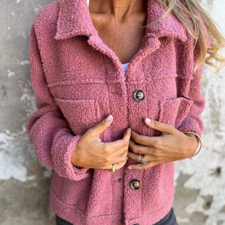 Dorothy - Sherpa Button Jacket