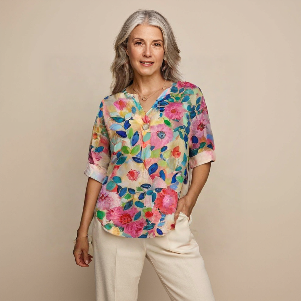Helena | Floral Vintage Blouse