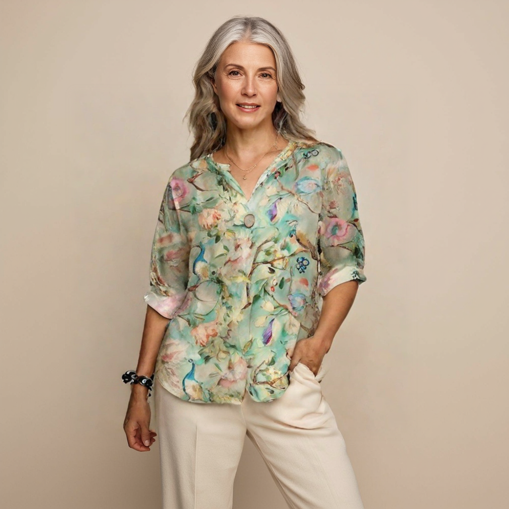 Helena | Floral Vintage Blouse