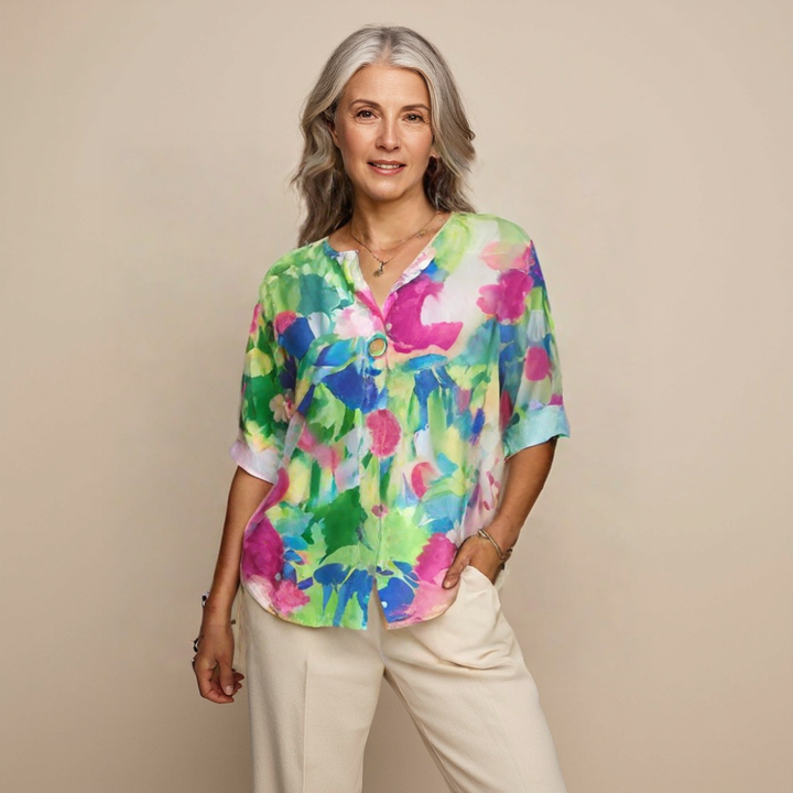 Helena | Floral Vintage Blouse