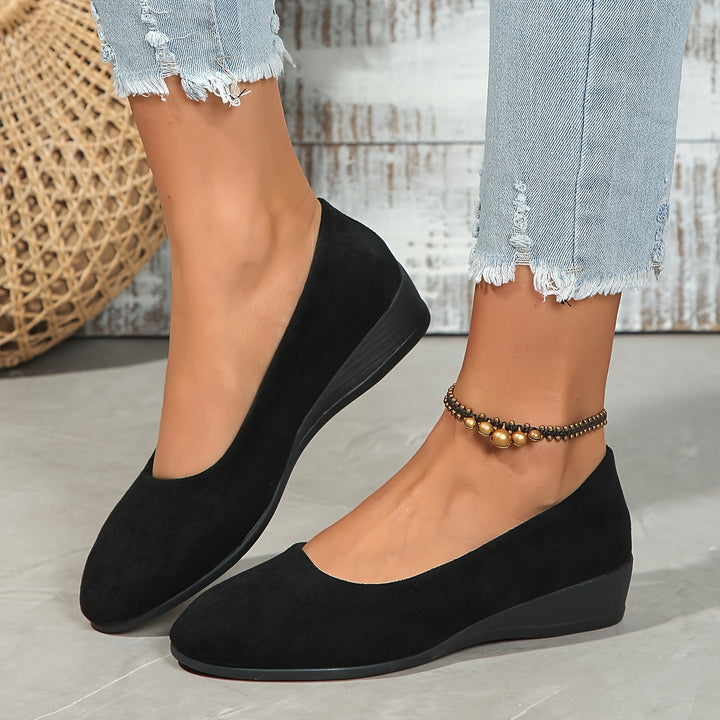 Eliane – Comfortable Ballet Flats with Wedge Heel