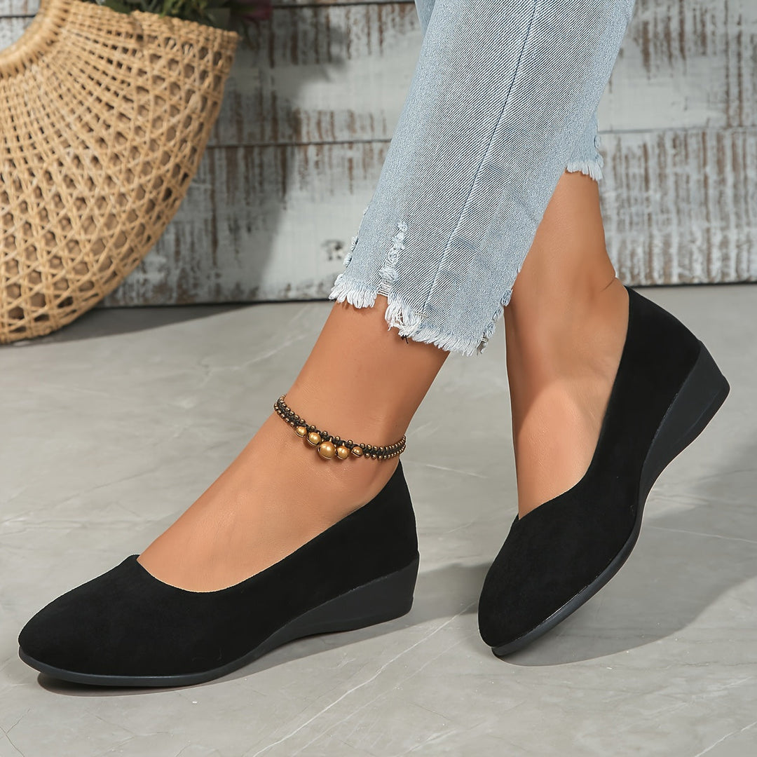 Eliane – Comfortable Ballet Flats with Wedge Heel