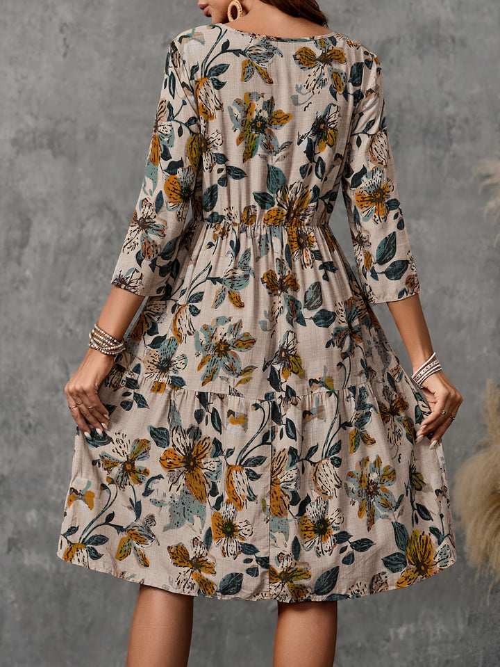 Eden – Floral A-Line Dress