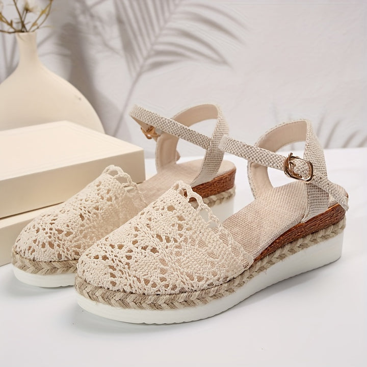 Cleo – Floral Wedges