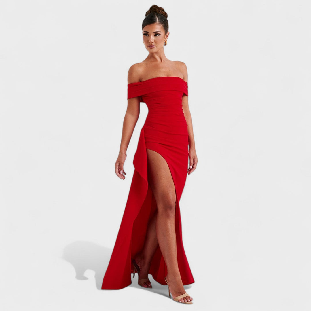 Joyce – Long Bardot Dress