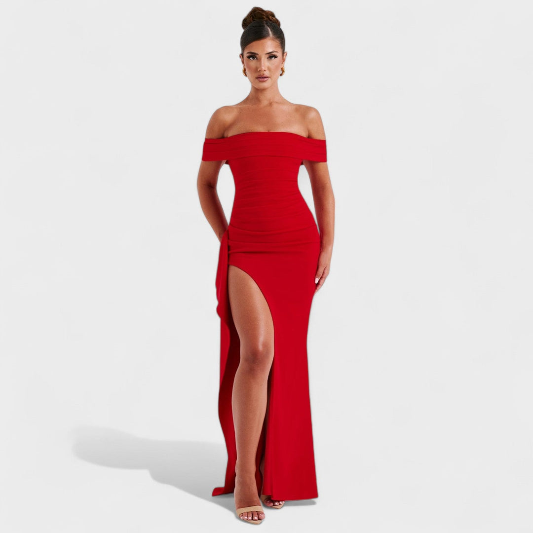 Joyce – Long Bardot Dress
