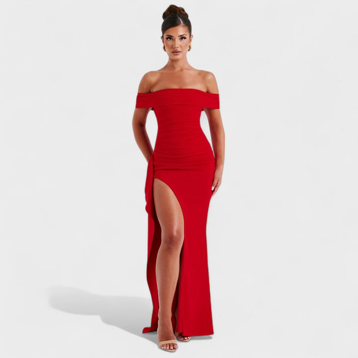 Joyce – Long Bardot Dress