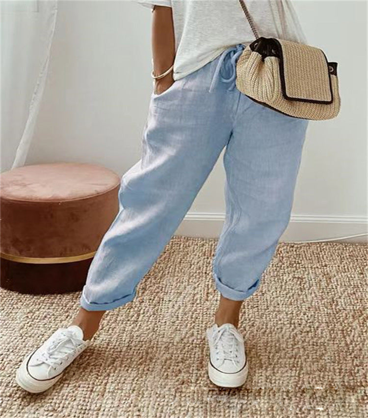 Mary - Relaxed Linen Trousers